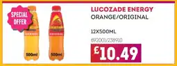 Bestway Lucozade Energy Orange/Original offer