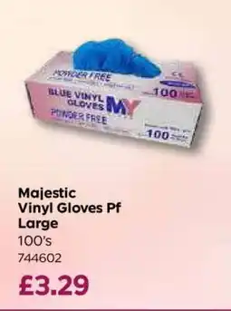 Bestway Majestic Vinyl Gloves Pf Large offer