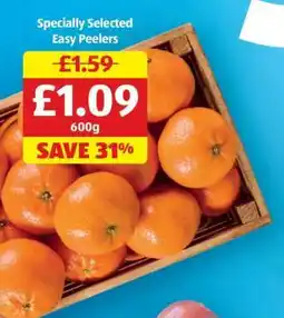 Aldi Specially Selected Easy Peelers offer
