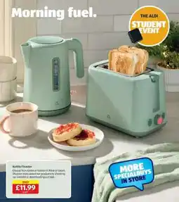 Aldi Kettle/Toaster offer