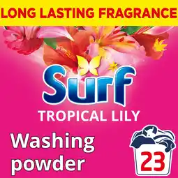 Iceland Surf Tropical Lily Washing Powder 23 washes 1.15 kg offer