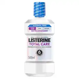 Iceland Listerine Total Care Extra Mild Alcohol Free Mouthwash 500ml offer