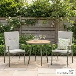 Costco Bramblecrest Wisley 3 Piece Recliner Patio Set in Sage offer