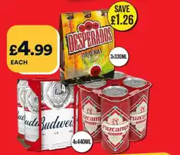 Bargain Booze Desperados Original offer