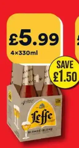 Bargain Booze Leffe blonde-blond offer