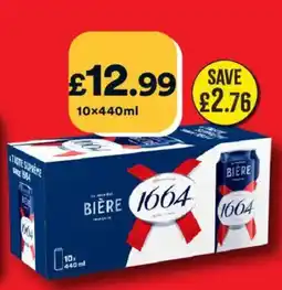 Bargain Booze 1664 bière offer