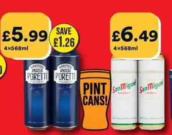 Angelo Poretti Pint Cans