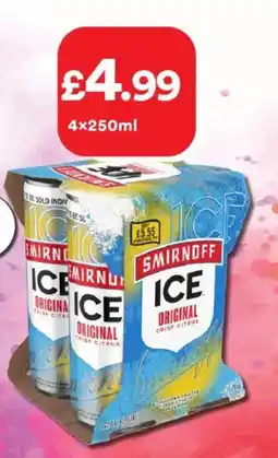 Bargain Booze Smirnoff ice original offer
