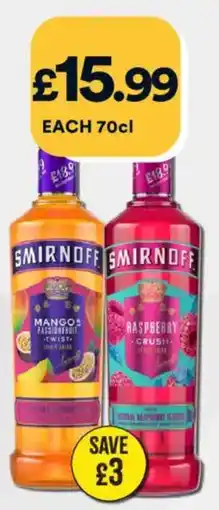 Bargain Booze Smirnoff mango passionfruit twist offer