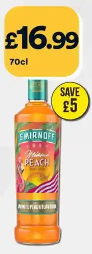 Bargain Booze Smirnoff miami peach offer