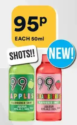 Bargain Booze 99 apples flavoured shot offer