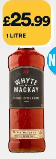 Bargain Booze Whyte & Mackay blended scotch whisky offer