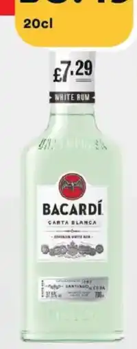 Bargain Booze Bacardi carta blanca offer