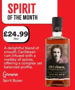 Bargain Booze 19 Crimes the vanished spiced rum offer