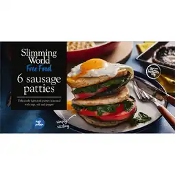 Iceland Slimming World 6 Sausage Patties 342g offer