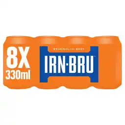 Iceland IRN-BRU Regular Soft Drink Can Multipack 8x330ml offer