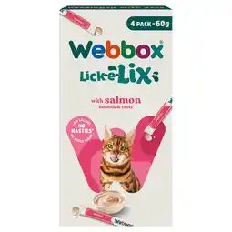 Iceland Webbox Lick-E-Lix with Salmon 60g (4 x 15g) offer