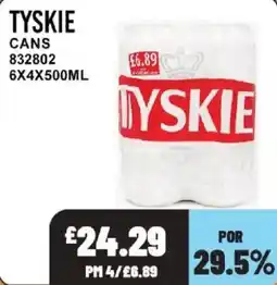 Bestway Tyskie cans offer