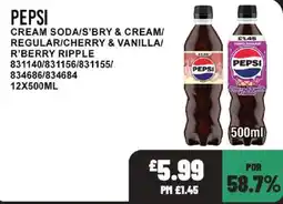 Bestway Pepsi cream soda offer