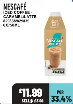 Bestway Nescafe iced coffee caramel latte offer