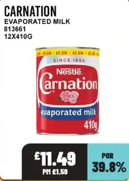 Bestway Carnation evaporated milk offer
