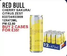Bestway Red Bull cherry sakura/citrus zest offer
