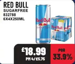 Bestway Red Bull sugarfree offer