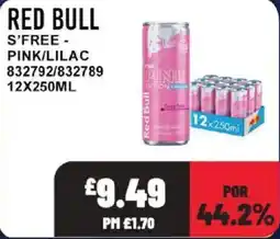 Bestway Red Bull s'free - pink/lilac offer