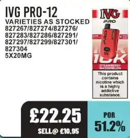 Bestway Ivg pro-12 offer