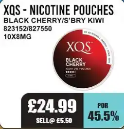 Bestway Xqs nicotine pouches offer