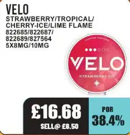 Bestway Velo strawberry ice offer