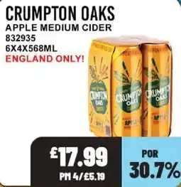 Bestway Crompton Oaks apple medium cider offer
