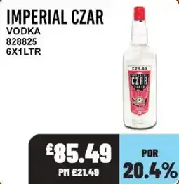 Bestway Imperial czar vodka offer