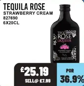 Bestway Tequila Rose strawberry cream liqueur offer