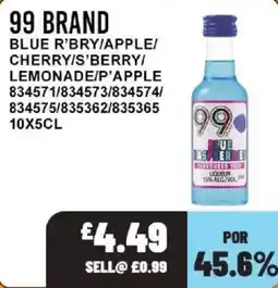Bestway 99 brand blue raspberry offer