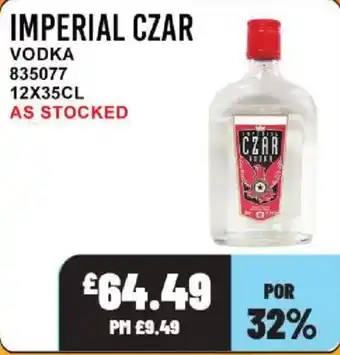 Bestway Imperial Czar Vodka offer