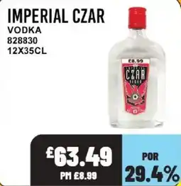 Bestway Imperial czar vodka offer