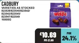 Bestway Cadbury wispas offer