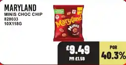 Bestway Maryland minis choc chip offer