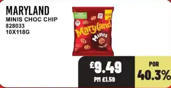 Bestway Maryland minis choc chip offer