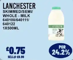 Bestway Lanchester milk offer