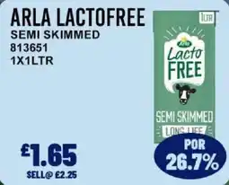 Bestway Arla lactofree semi skimmed offer