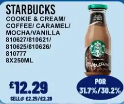 Bestway Starbucks frappuccino offer