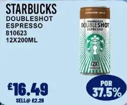 Bestway Starbucks doubleshot espresso offer