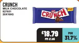 Bestway Crunch milk chocolate offer