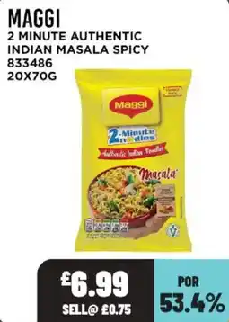 Bestway Maggi 2 minute authentic indian masala spicy offer