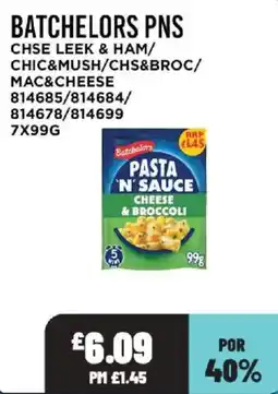 Bestway Batchelors pasta n' sauce cheese & broccoli offer