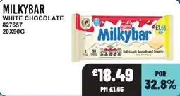 Bestway Milkybar white chocolate offer