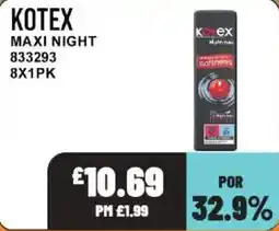 Bestway Kotex maxi night offer