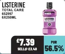 Bestway Listerine total care offer